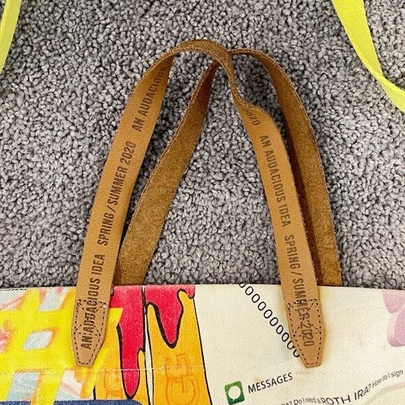 UGG Tote Bag Pop Angeles Canvas Crossbody An Audacious Spring/Summer Purse - Picture 3 of 5